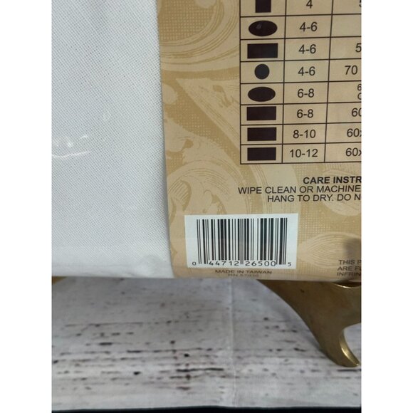 Better Home Crochet Vinyl Lace Tablecloth - Picture 9 of 9